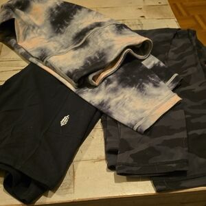 Athleta Black and Gray Kids Joggers